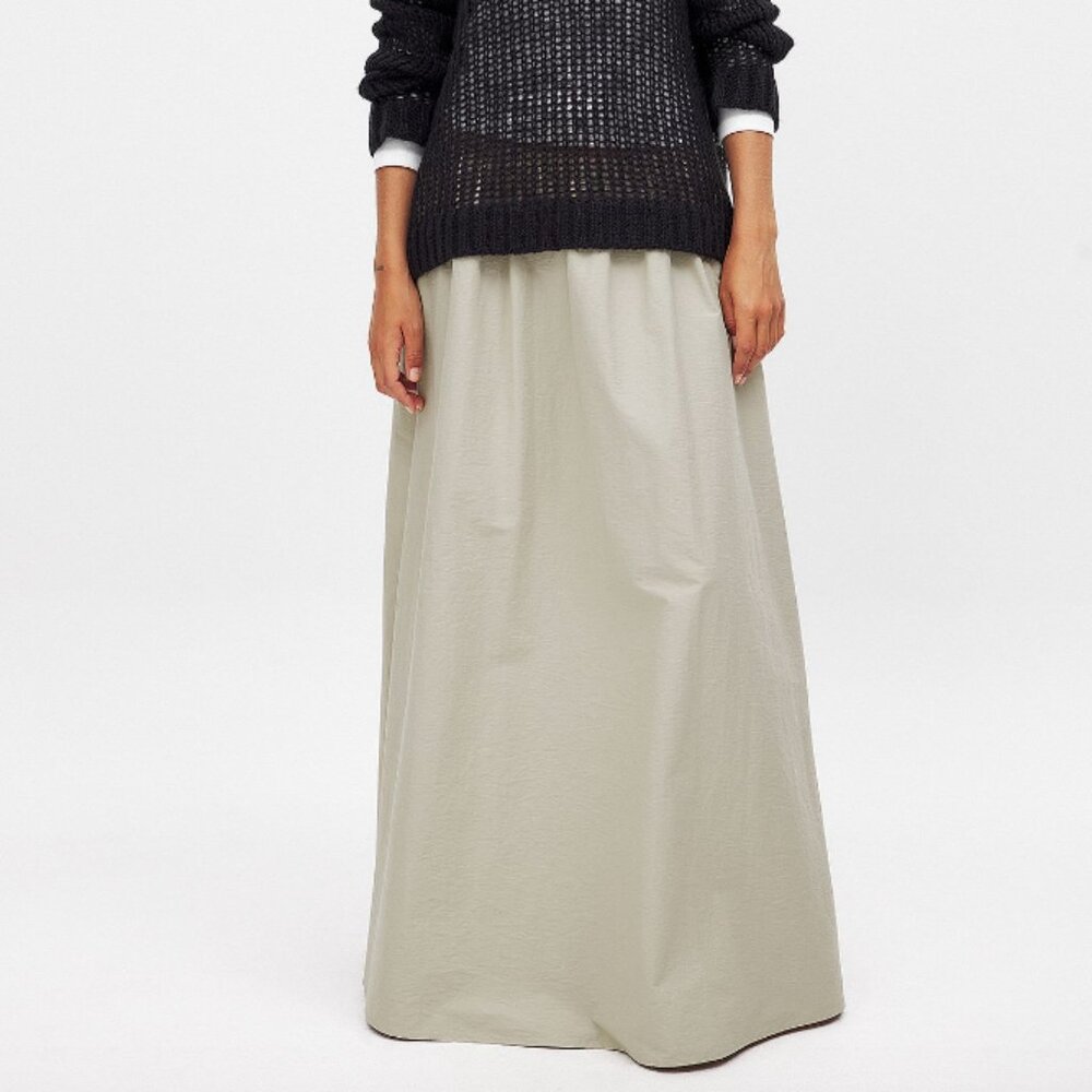 NA-KD Cotton Midi/Maxi Skirt